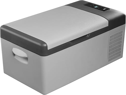 Miniatura 11 de VEVOR Refrigerador de 12 Voltios 16 Qt, Verde, Mini Refrigerador Portátil para Automóvil con Rango de Enfriamiento de -4℉-68℉ y Control por App