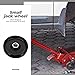 MAGICLULU 2Pcs Jack Roller Wheels for Horizontal Stable Replacement Easy Installation for Floor Jack Repair Suitable for Load Enhance Jack Performance