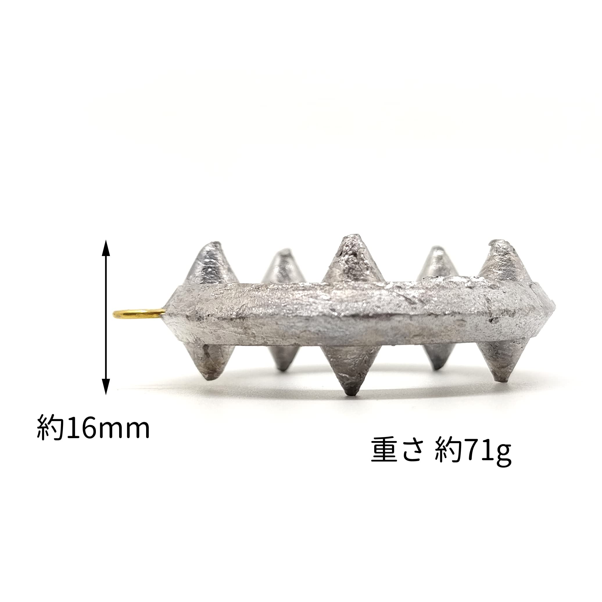 Amazon | WakyaJig(わきゃジグ) スパイクおもり 20号(約71g) 6個