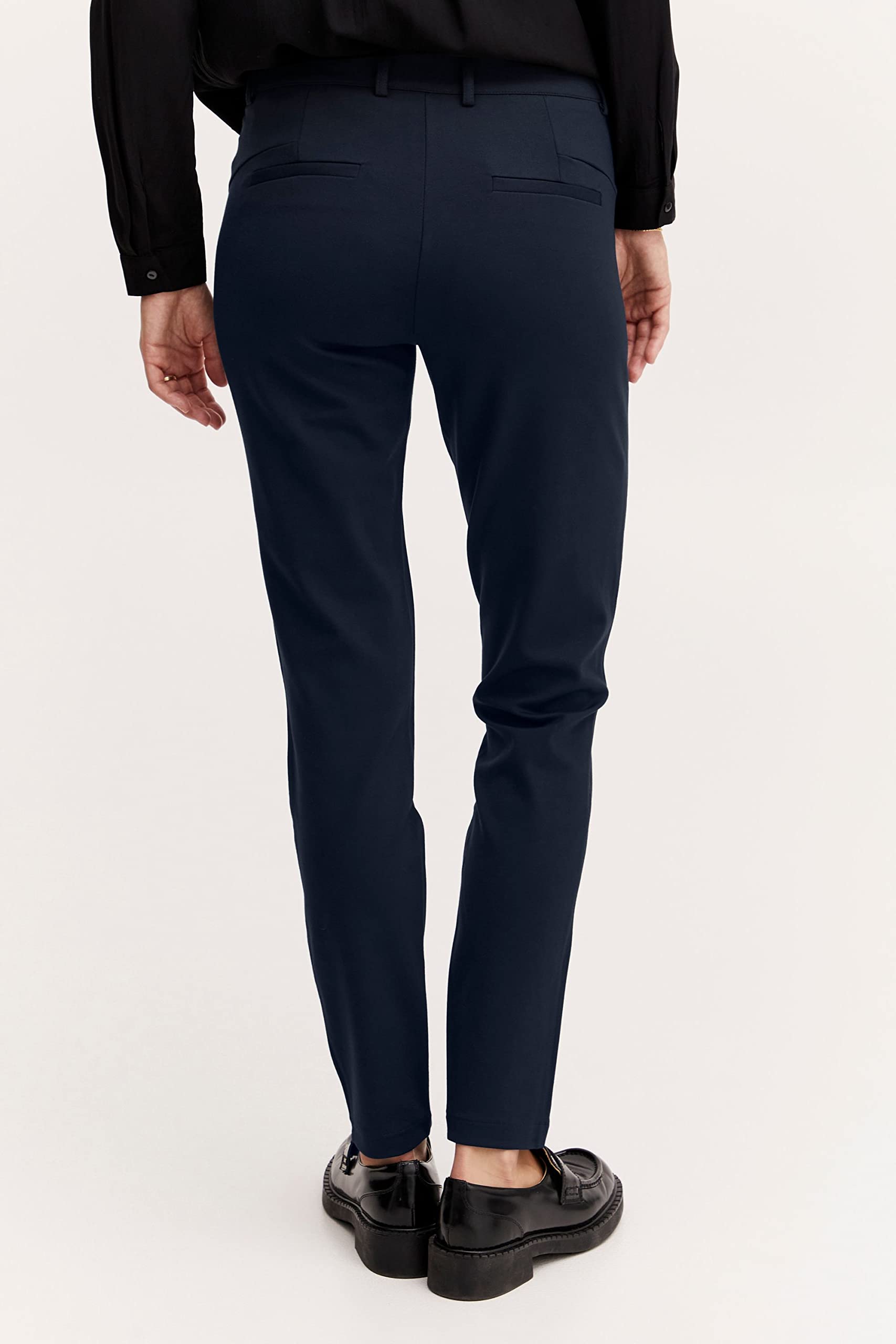 fransa FRLano Damen Hose Stoffhose Pant mit Stretch Slim Fit Mid Waist