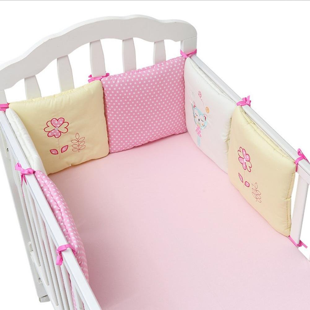 girls cot bumper