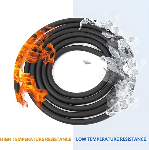 Miniatura 4 de BESULEN Kit de manguera de línea de combustible de 1/4 de pulgada, línea de combustible de 6 pies + 2 filtros de combustible en línea de gas de 1/4