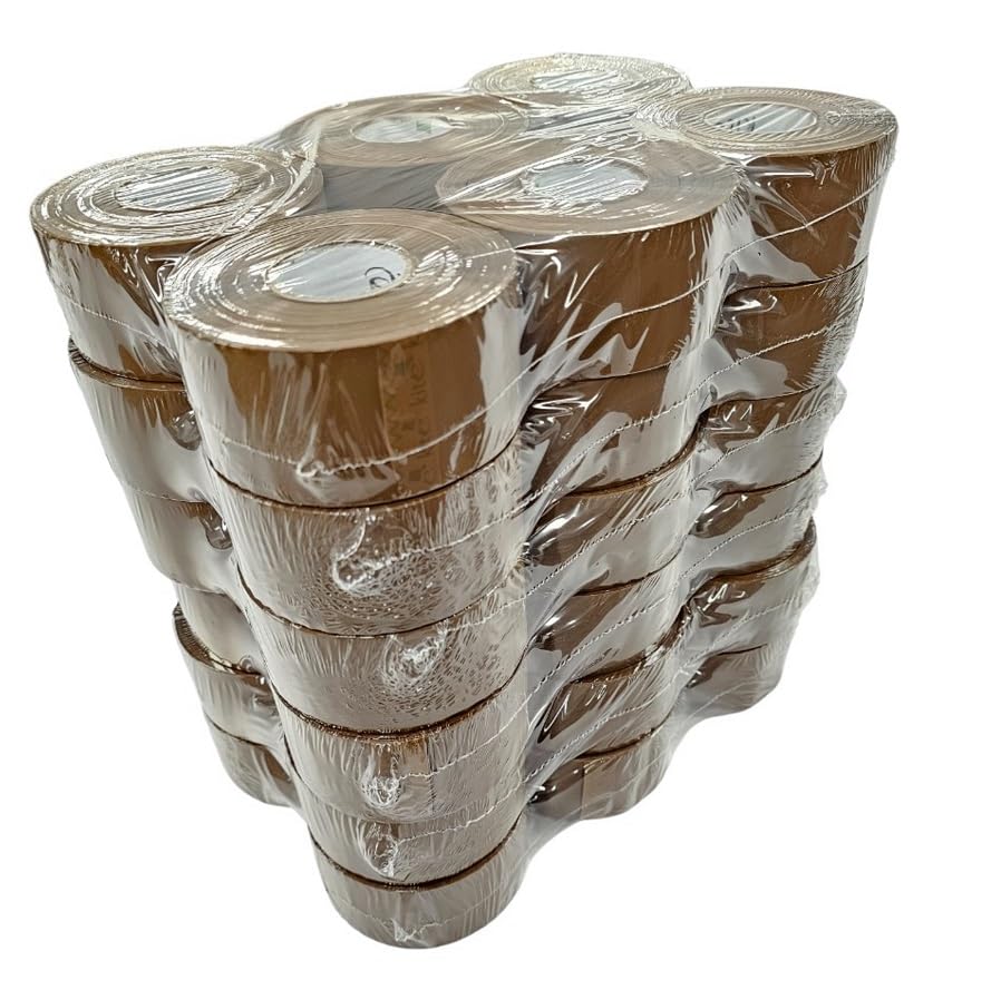 MHD Buff Packaging Tape 48mm x 150m – Bulk Strong Packing Tape Rolls | Heavy Duty Adhesive for Shipping, Warehouse & Ecommerce | 38mm Small Core | Brown Carton Sealing Tape | 36 Pack