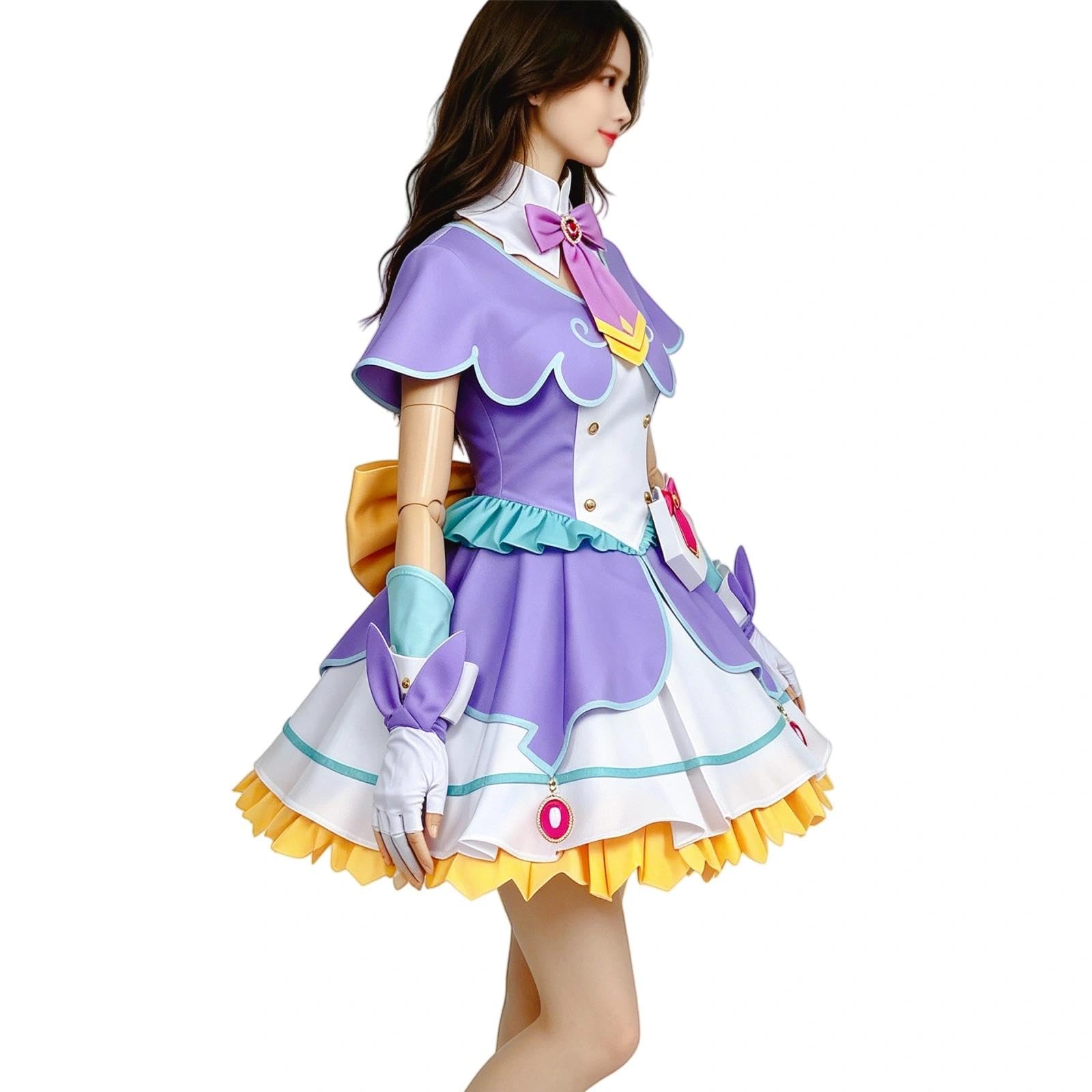 Halloween Kostüm für Erwachsene, Karneval Rollenspiel Cosplay Komplettset – Akechi Anna Stil