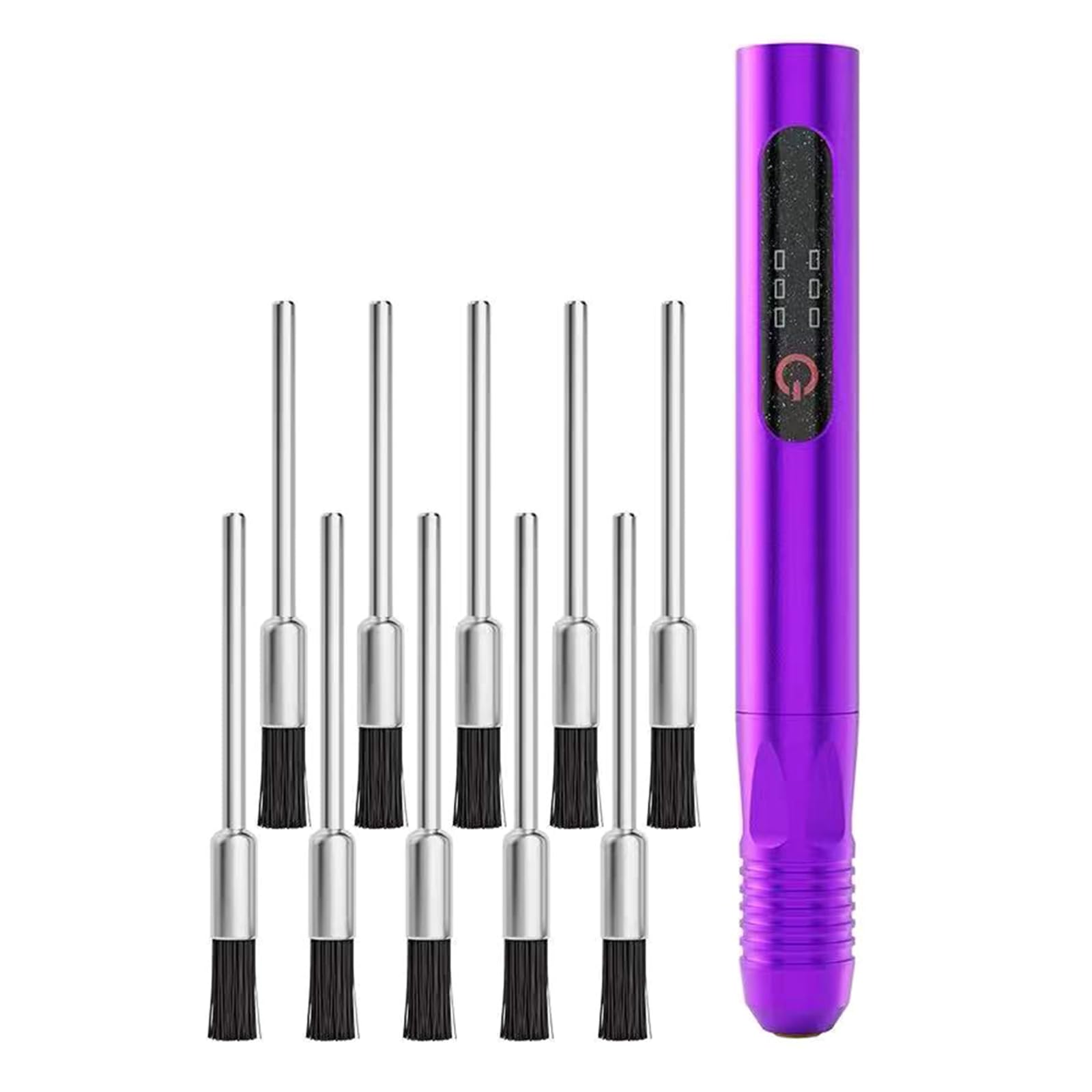 Msioytog 2.35B Steel Brush For Circuit Board With Ergonomic Handle Earphone Port Cleaner