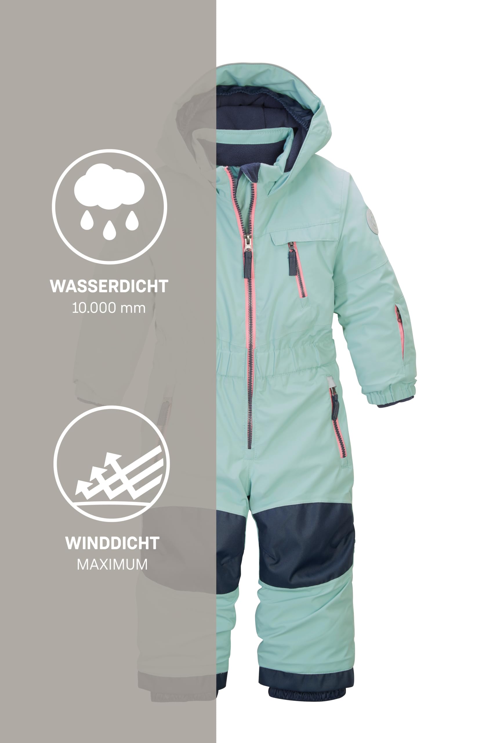first instinct by killtec Unisex Fisw 31 Mns Onpc Skioverall/Schneeanzug mit Kapuze, wasserdicht