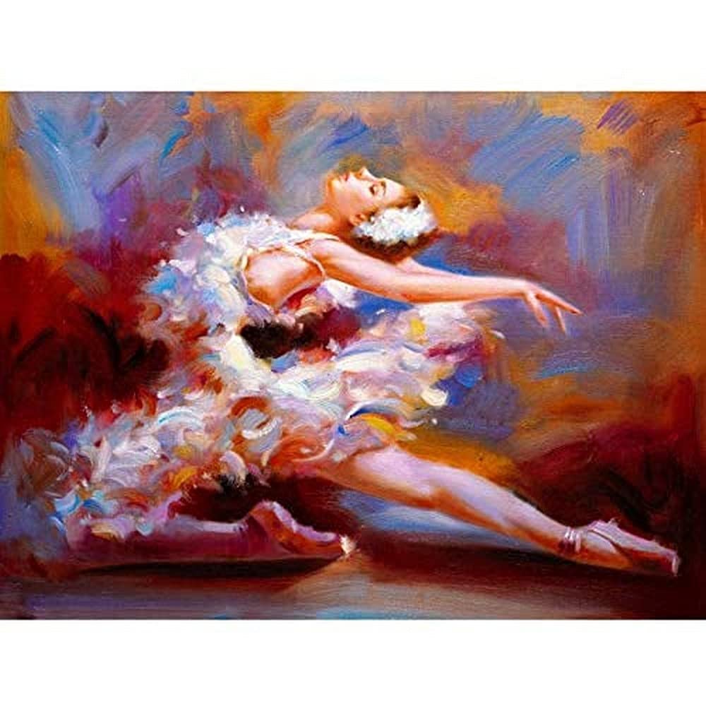 Ballet Dancing Saute Painting Unframed Art Print Poster Wall Decor 12x16 inch