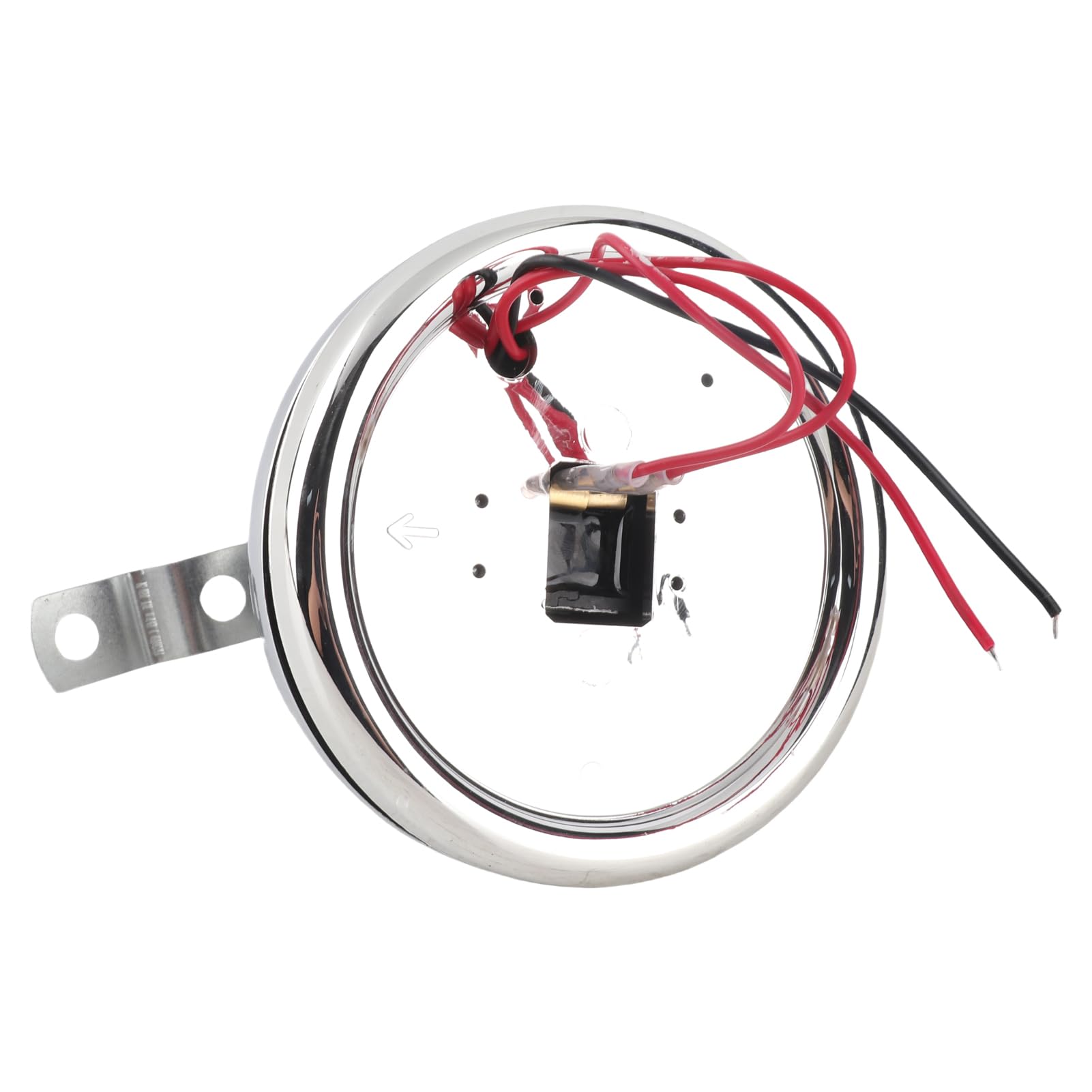 HUIOP Cloche électrique,12 V 110dB Électrique Cloche Forte Alarme De Sécurité Klaxon Interne Grève en Acier Inoxydable Alarme d'urgence Cloche pour Voiture Véhicule Moto Marine Bateau