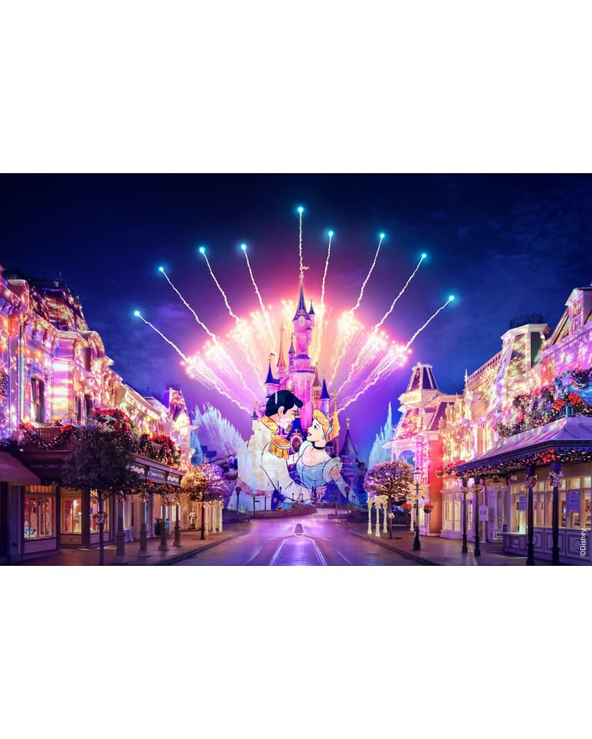 Wonderbox Connect - Coffret Cadeau - Disneyland Paris - Séjour pour 2-2 Parcs Disney - 2 entrées pour 2 Jours + 1 Nuit - Parc Disneyland® et Walt Disney Studios® - Parc à thème - Validité 27 Mois