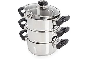 Morphy Richards 18cm 3 Tier Food Steamer