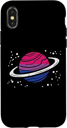 Miniatura 7 de Funda para iPhone 14 Pro Max Bisexual Planet Saturn Bi Pride Flag Lgbtq Hombres Mujeres Niños