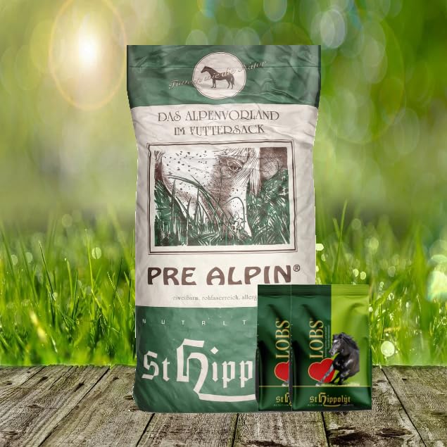 St. Hippolyt Pre Alpin Wiesencobs 25 kg + St. Hippolyt Lobs Belohnungswürfel 2 x 1 kg geschenkt