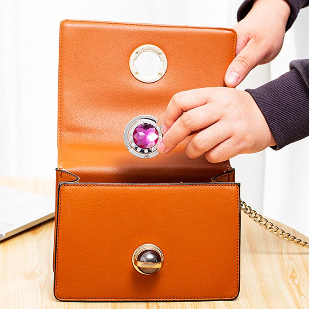 Ganci Pieghevoli Per Borsa Da Tavolo - 4 Mini Ganci Colorati Con Base Antiscivolo - Foto 12