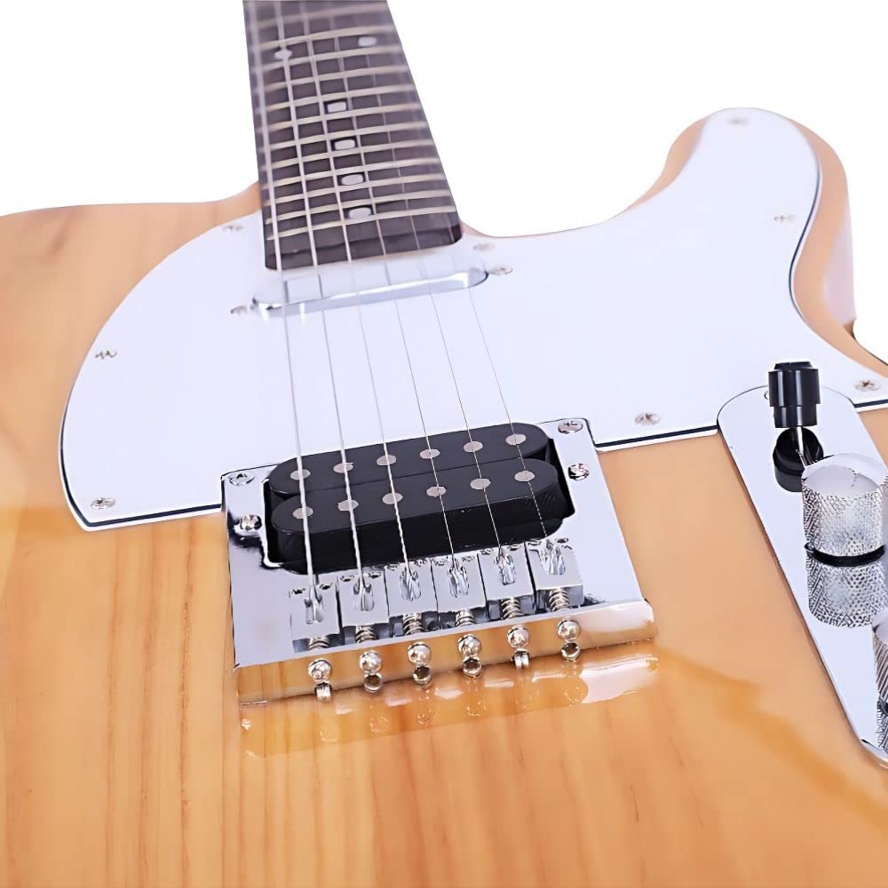 VAULT TL1 Tele Style Poplar Electric Guitar - Natural - Image 8 thumbnail