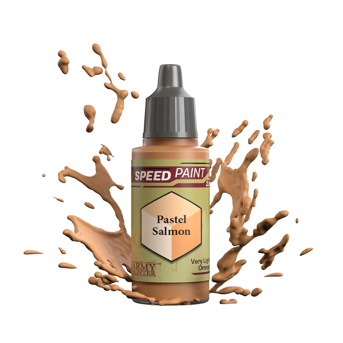 The Army Painter Speedpaint Pastel Salmon 2.0, Single Acrylic Paint 18ml One-coat Painting Soloution For Fantasy Tabletop Miniatures Like Warhammer 40k and Dungeons And Dragons Figures
