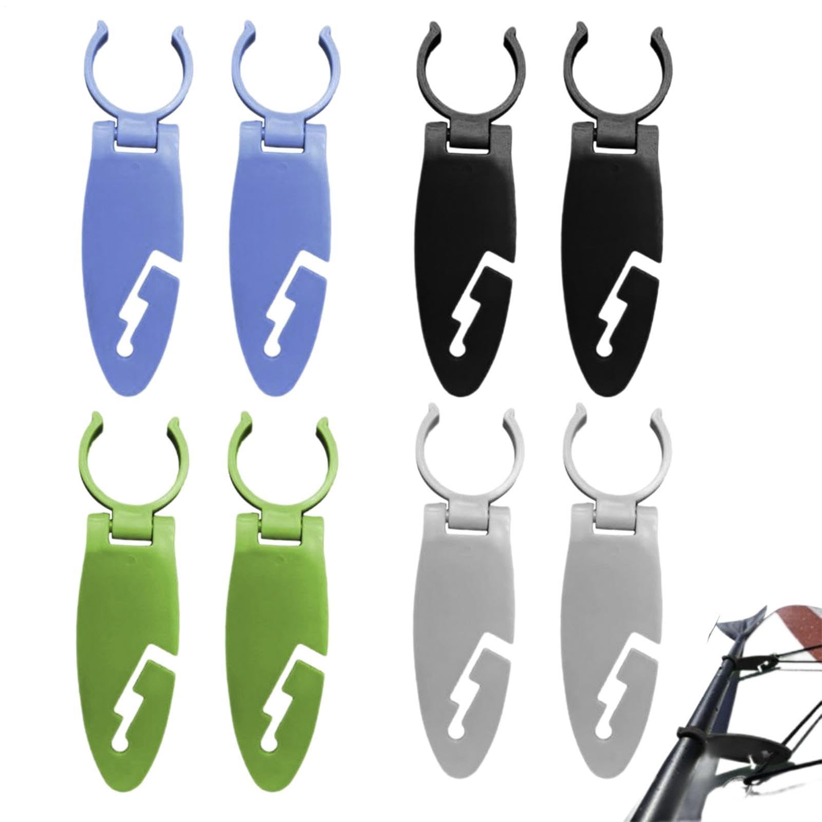 Paddle Board Fasten Clip, 8PCS Expandable Paddle Board Fin Clamps, Paddleboard Fin Replacement Accessories, Surfboard Fins Fastener, Surfboard Fins Fixing Clips, Water Sport Supplies