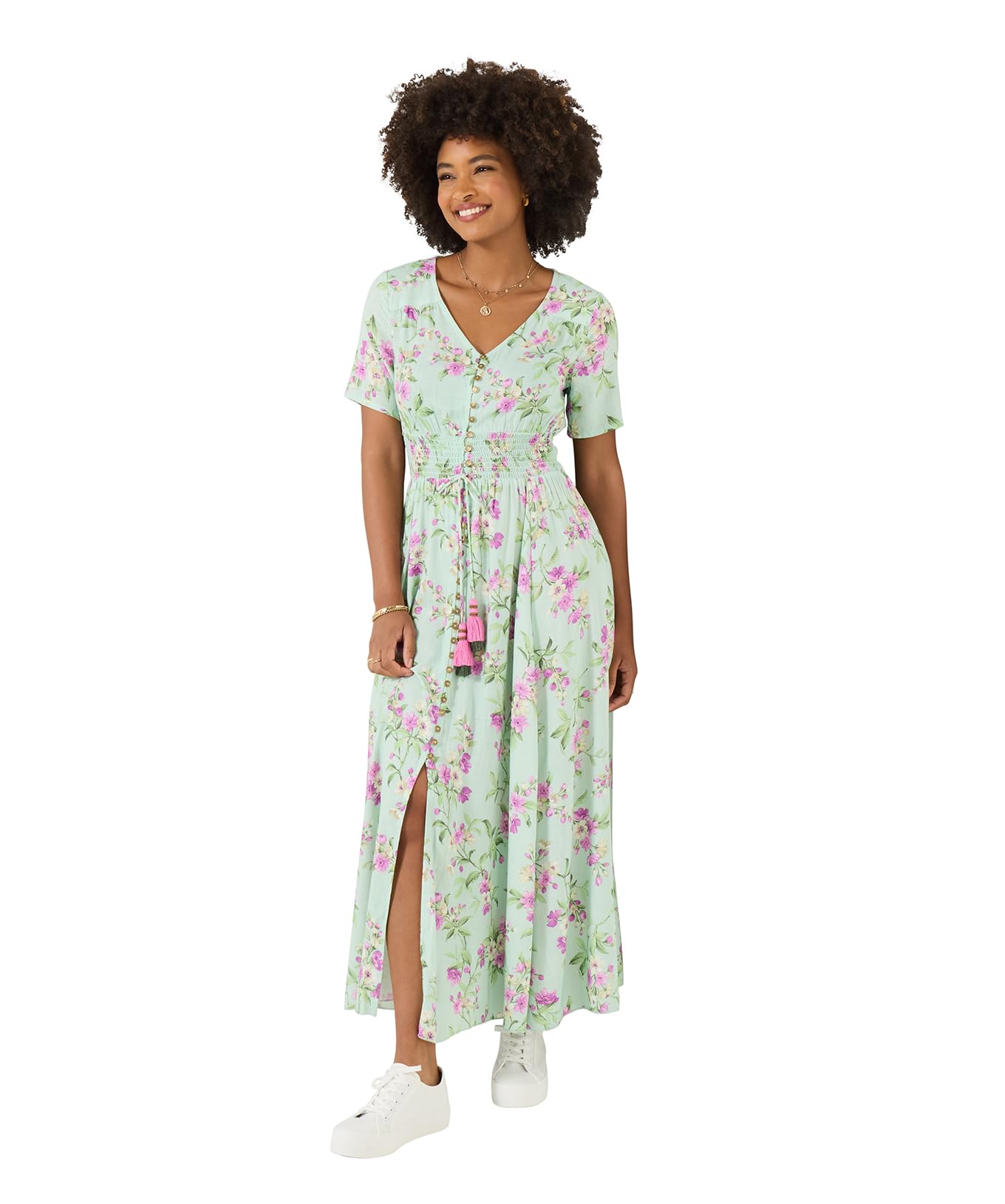 Joe Browns Women's Multi Summer Blossoms Maxi Dress Size 10