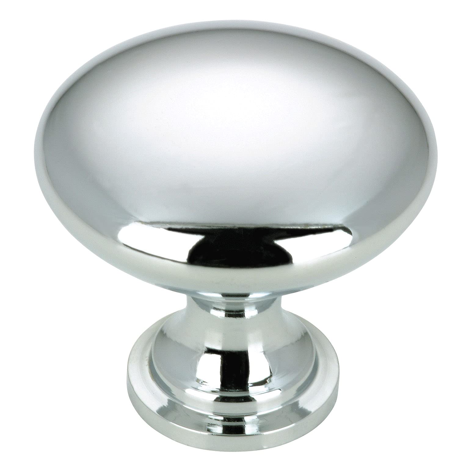 Richelieu Hardware BP9041140 Copperfield Collection 1 3/16 in (30 mm) Chrome Functional Cabinet Knob Chrome Finish