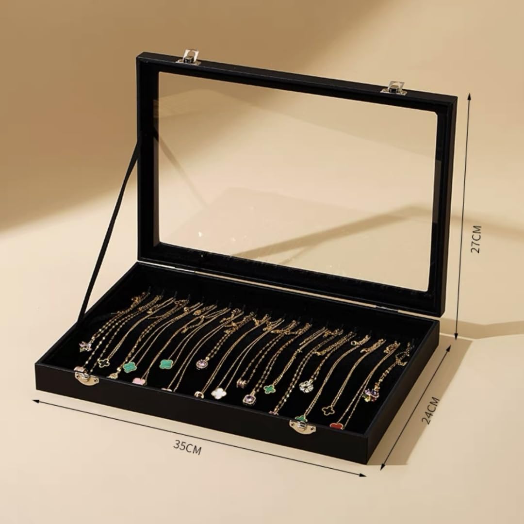 Amazon｜koundeneko ネックレスボックス ジュエリーケース 20本