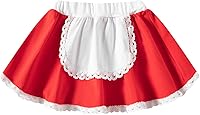 Vista 4 de Baby Gilrs Halloween Skirt Little Red Riding Hood Costume Outfits Sets with Cloak