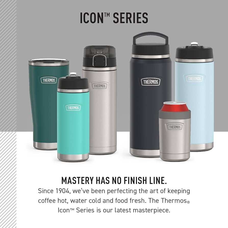 THERMOS - THERMOSシャトルシェフ Amazon.com: THERMOS ICON SERIES Stainless Steel Water Bottle