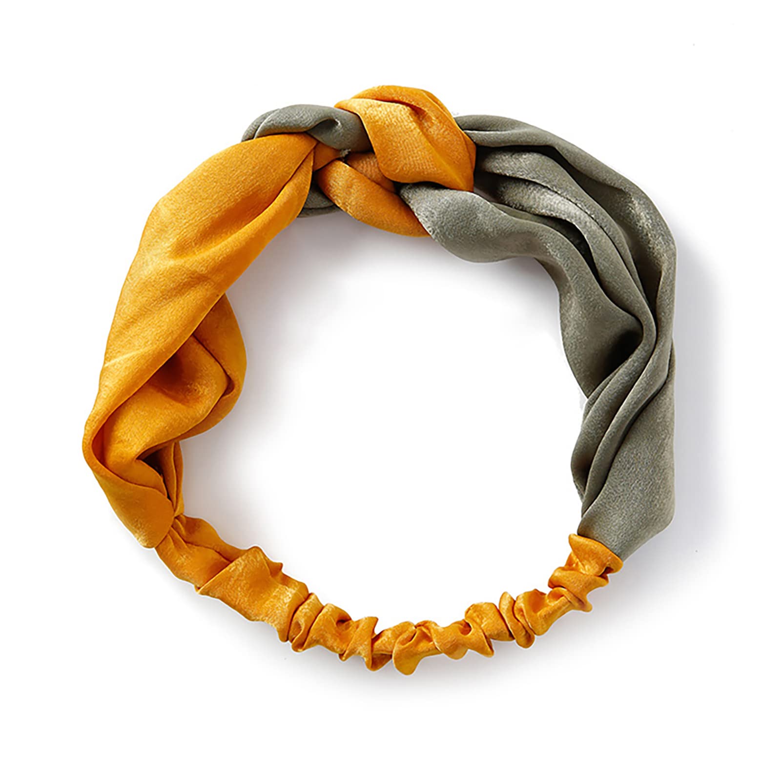 NCDUANSAN Retro small silk scarf girl heart spring and summer narrow ribbon headband headband bag long scarf headdress
