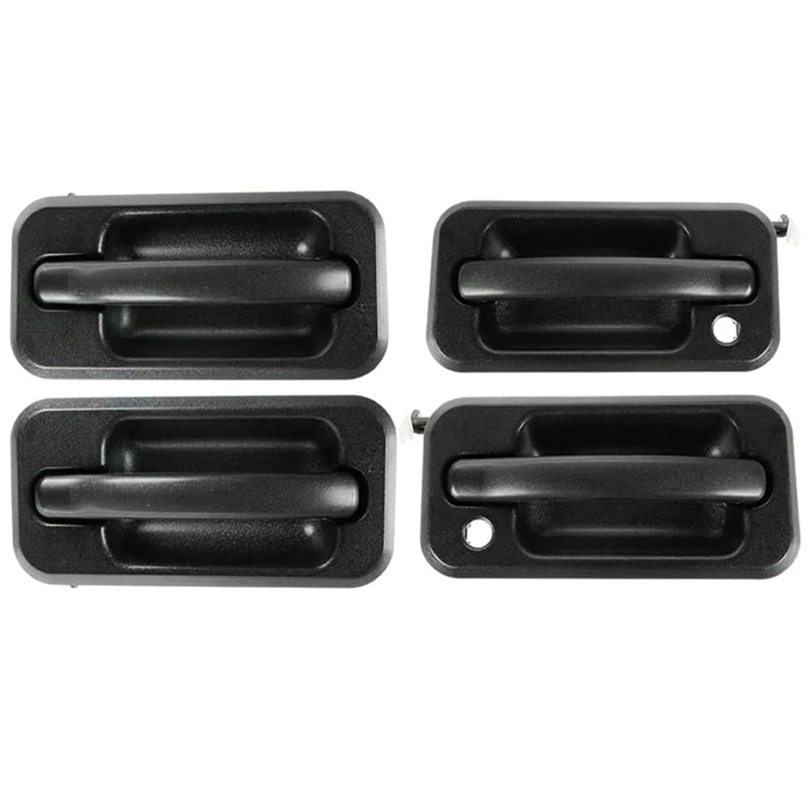 DUDUYANG Car Outside Door Handle for Hummer H2 2003-2009 Car Exterior Outside Door Handle Set Black Textured Auto Parts 131609870457 15104792 10360326