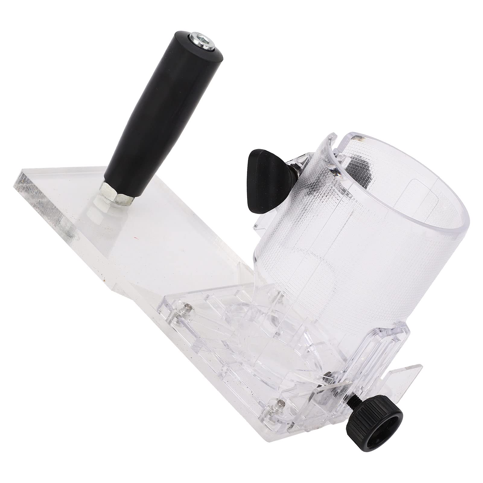 Escudo protector para herramientas eléctricas Base de recortadora de carpintería de plástico duradero transparente Accesorio de grado profesional para máquinas de corte y pr