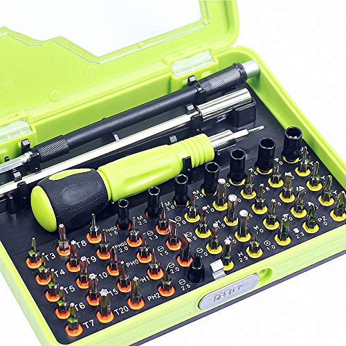 Kit de herramientas manuales 53 en 1 precisión magnética miniatura 1
