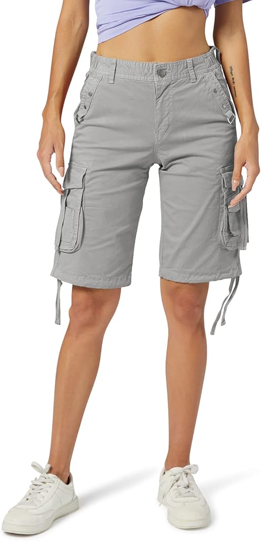 Summer Knee Shorts Womens High Waist Women Cargo Shorts Summer