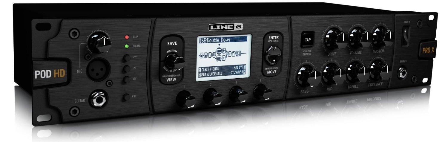 LINE6 pod pro bass pro 2個 セット Line 6 Bass POD xt Pro Rackmount 