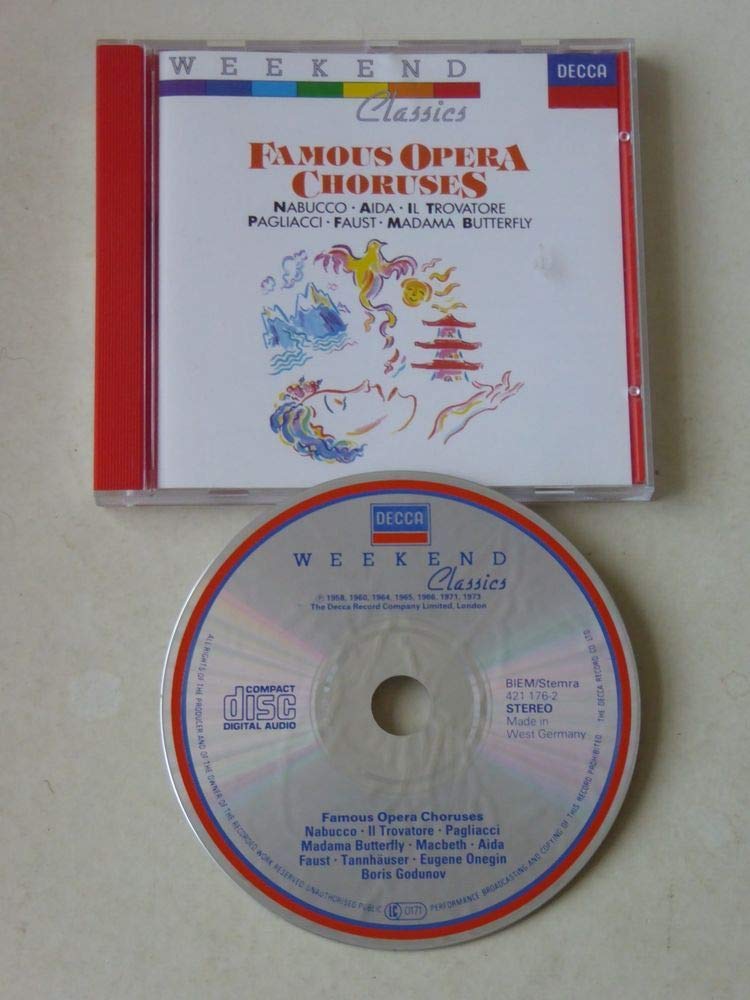 Famous Opera Choruses / Nabucco / Aida / Faust [Audio CD] Verdi; Puccini; Gounod; Wagner and Tchaikovsky