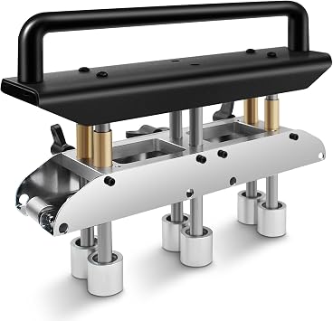 Roller Metal Bending Tool, Three-Station Roller Bender, Hand Tools Standing Seam Roofing Tools Adjustable for 090 Degree Angle 13130mm Bending