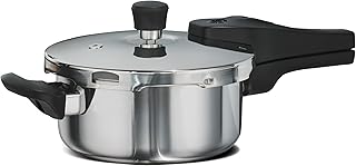 Tramontina Aeion+ 2.5 Litres Triply Pressure Pan | Outer Lid | Healthy Stainless Steel Cooker | PFAS, PFOA, PTFE Free | 4- Price In India