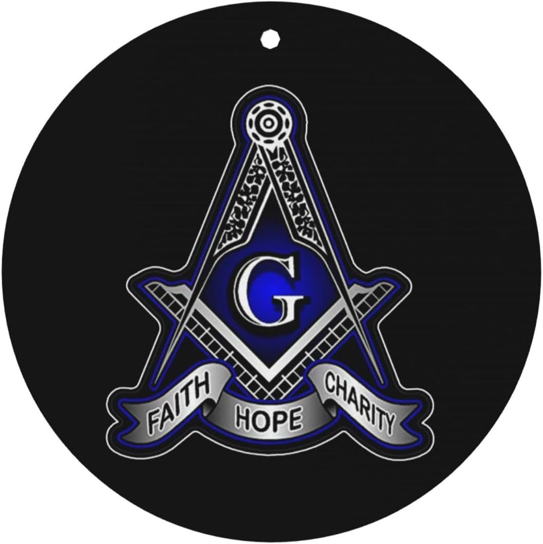 Faith Hope Charity Masonic Freemason Drive In Freshness: 4 Set Car Air Freshener Cards