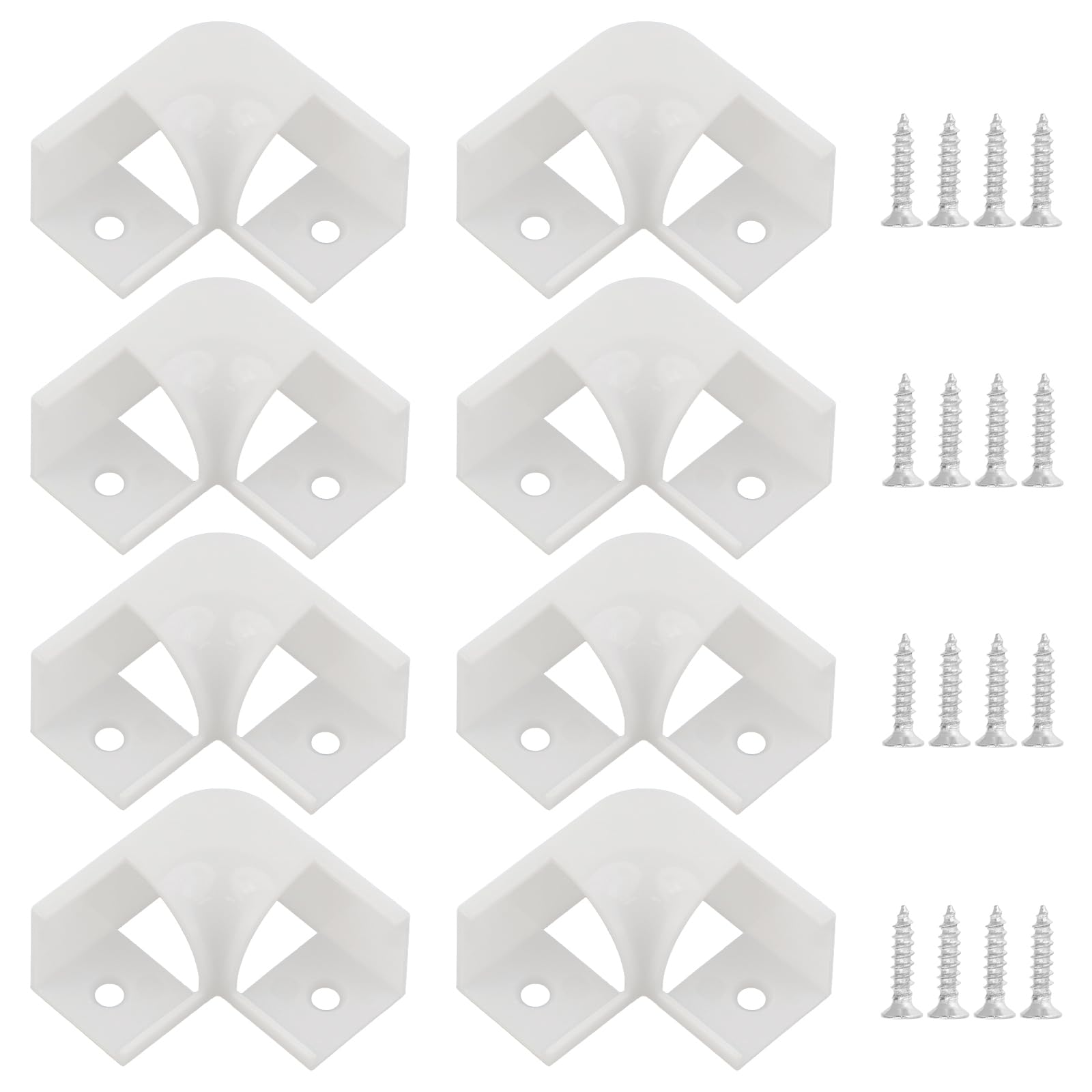 Connecteur d'angle LED pour réparer et relier ruban plastique 90° 16x17mm vis