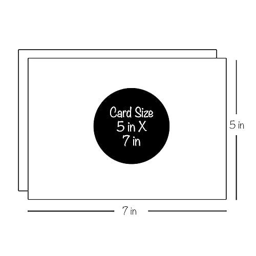 Miniatura 3 de Cat Thank You Greeting Notecard Handmade 5x7 card black cat silhouette single card with envelope Kraft brown blank inside