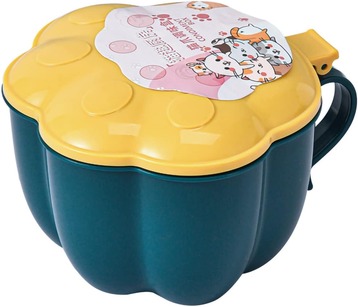 VINGVO 4 Compartment Seasoning Box for Tabletop Cooking, Removable