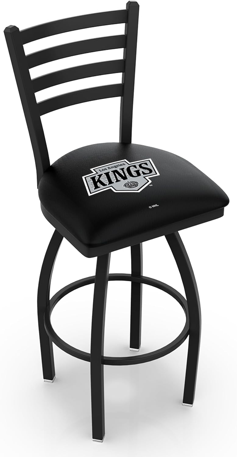 HBS L014 Los Angeles Kings 25" Swivel Counter Stool with Black Wrinkle Finish