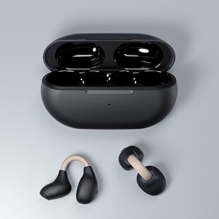 Wireless Bluetooth Ear Clips Ear Buds Clip On Earbuds Open Ear Headphones Wireless Ear Clip Bone Conduction Headphones Earbuds Headset Bone Conducting Head Set Bone Induction Earphones