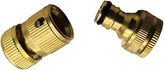 Bclla Zkenyao-Brass Connector 1 Set of Copper Faucet Washing Machine Water Gun Fittings, Standard Seal Fittings for Irrigation Systems, Simple to Install (Diameter : 3/4')