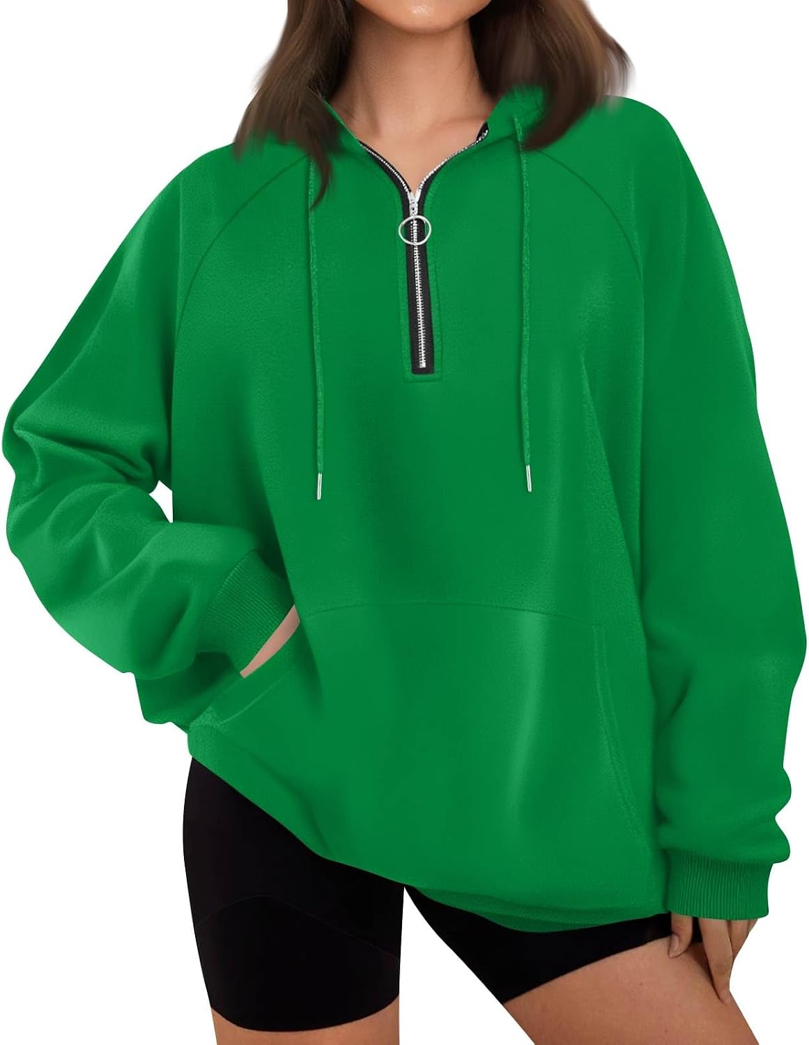 FQZWONG Hoodies for Women Long Sleeve Fall Outfits Winter Clothes Casual Oversized Sweatshirts Y2k Pullover with Pockets