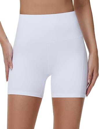 Dragon Fit Womens 5 Inch High Waist Tummy Control Biker Shorts Gym | Soft, Lightweight, High Stretch, Moisture-Wicking, 5-Inch Inseam, For Yoga, Pilates