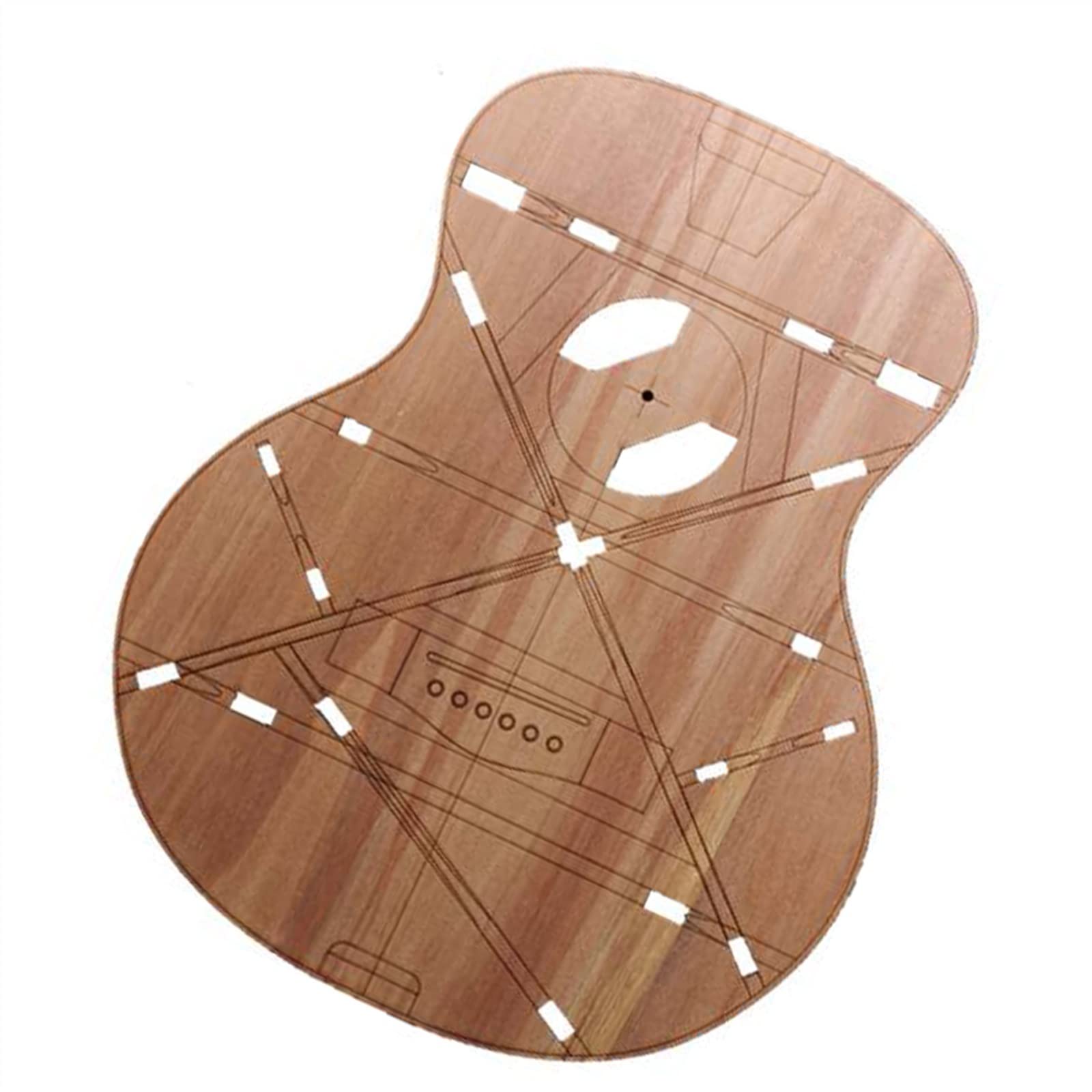 32-calowa Mała Talia Mini Podróżna Drewniana Gitara Szablon Model Wygląd Gitara Narzędzie Do Formowania Profesjonalny Narzędzia do Gitary