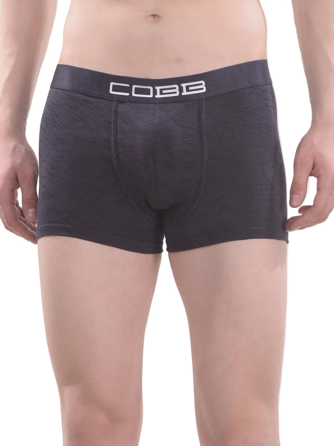 cobb Men's Printed Dark Grey Premium Trunk for Men Stretchy Fabric and Microfibre Waistband-picture-54