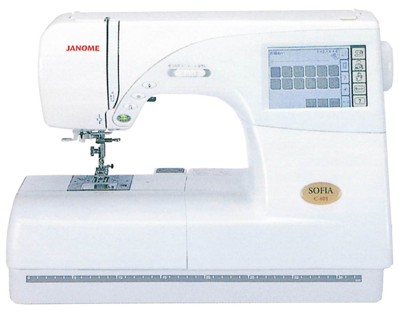 Amazon | ジャノメ C-601 刺しゅうコンピュータミシン | Janome | 電子 