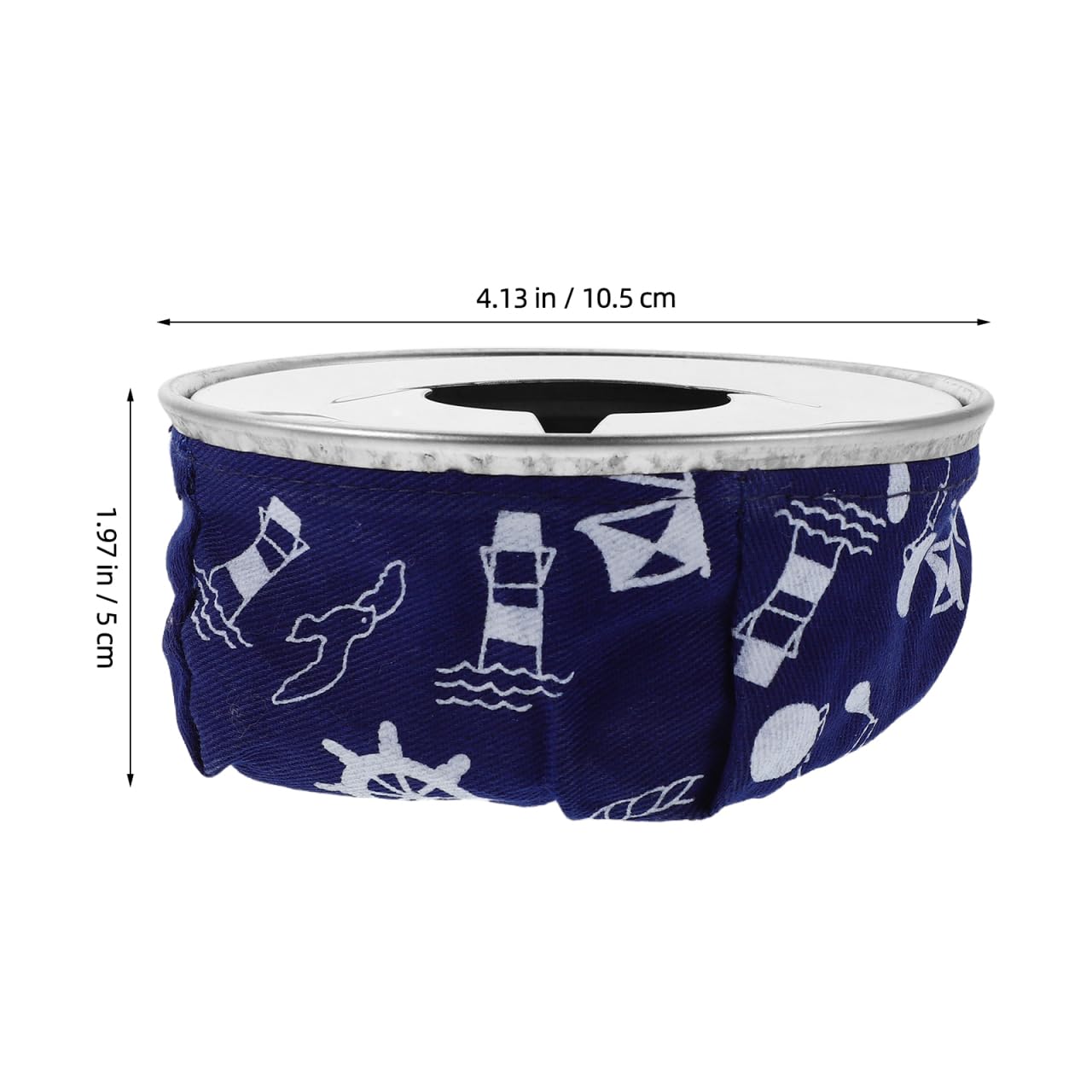 Cenicero Portátil para Barco y Yate Acero Inoxidable Resistente al Viento Tamaño Pequeño 105 CM Color Azul Accesorio Náutico Adecuado para en Exteriores y Viajes