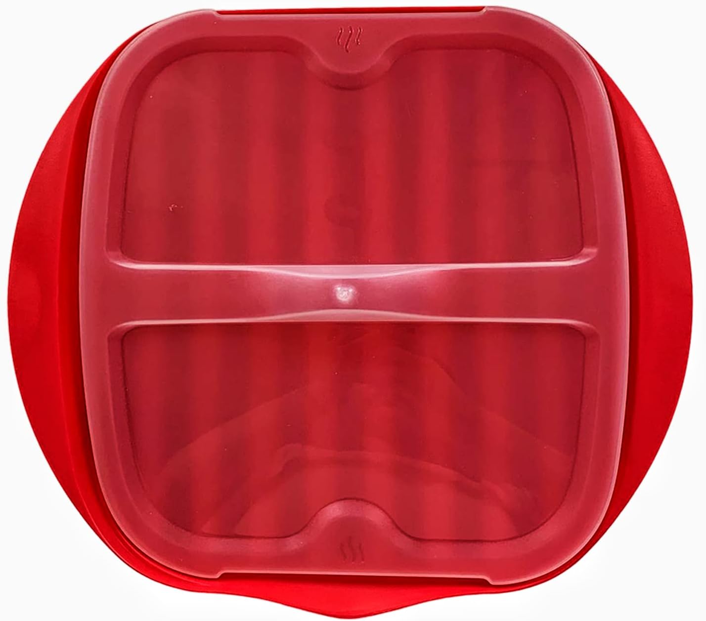 Microwave Bacon Tray with Splatter Lid, Safety, Quick and with No Mess