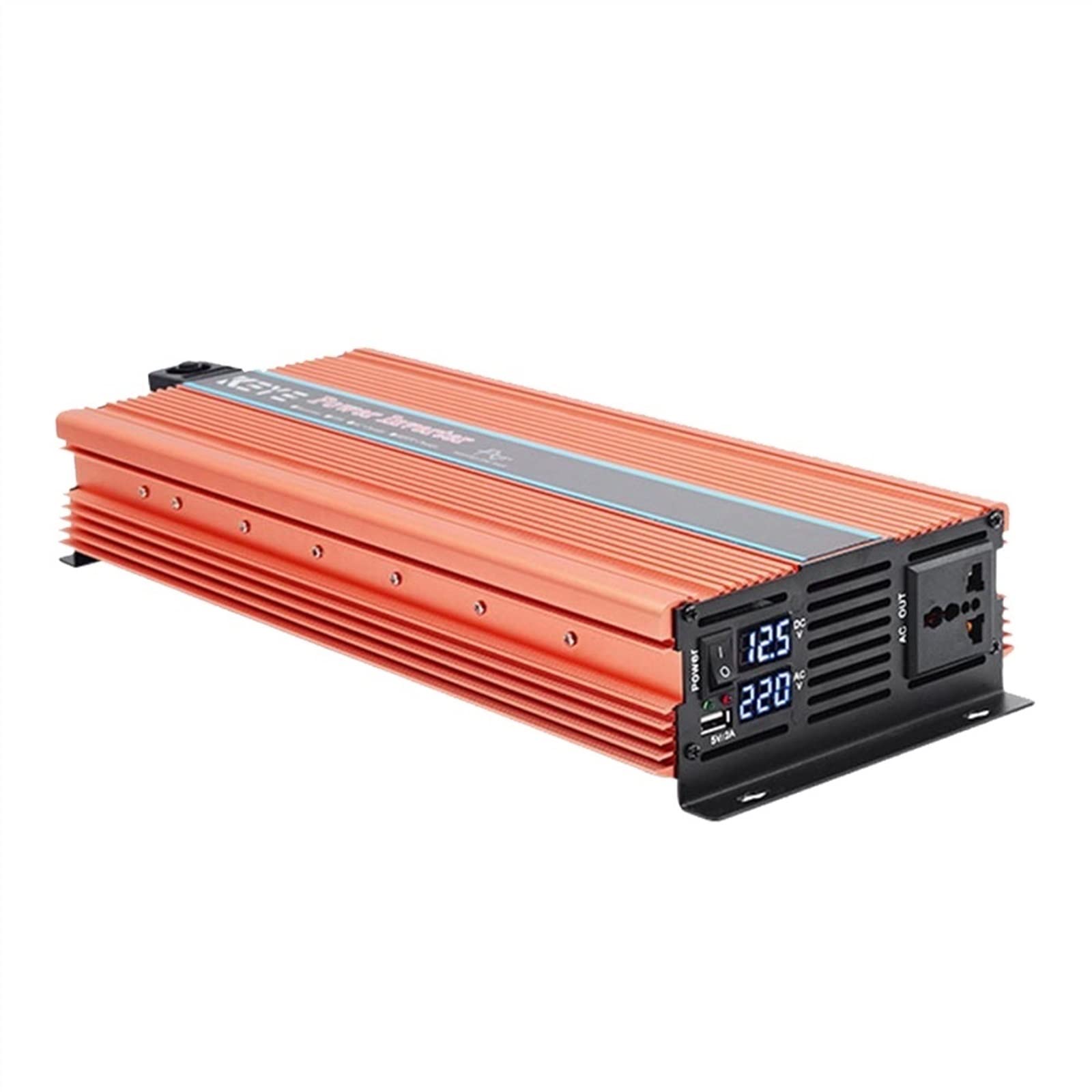 CUDTAPI Modified Sine Wave Power Inverter 4000W 5000W 6000W 8000W 12000W Ultra Power Inverter 12V 220 110 DC To AC Supply Converter Solar Power Inverter(5000W,Onecolor,60Hz)