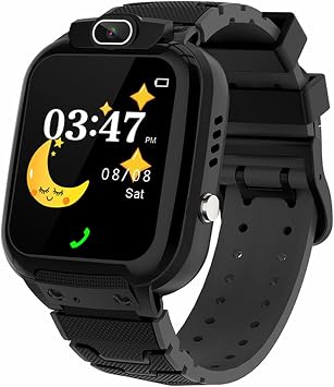 Amazon.com: hhscute Reloj inteligente para niños, reloj inteligente de  pantalla HD de 1.54 pulgadas para niños de 8 a 12 años, relojes  inteligentes para niños, relojes inteligentes para niñas, regalos para  adolescentes (